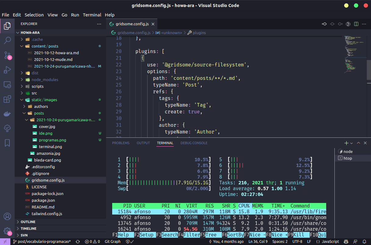 Visual Studio Code é uma IDE muito popular atualmente.